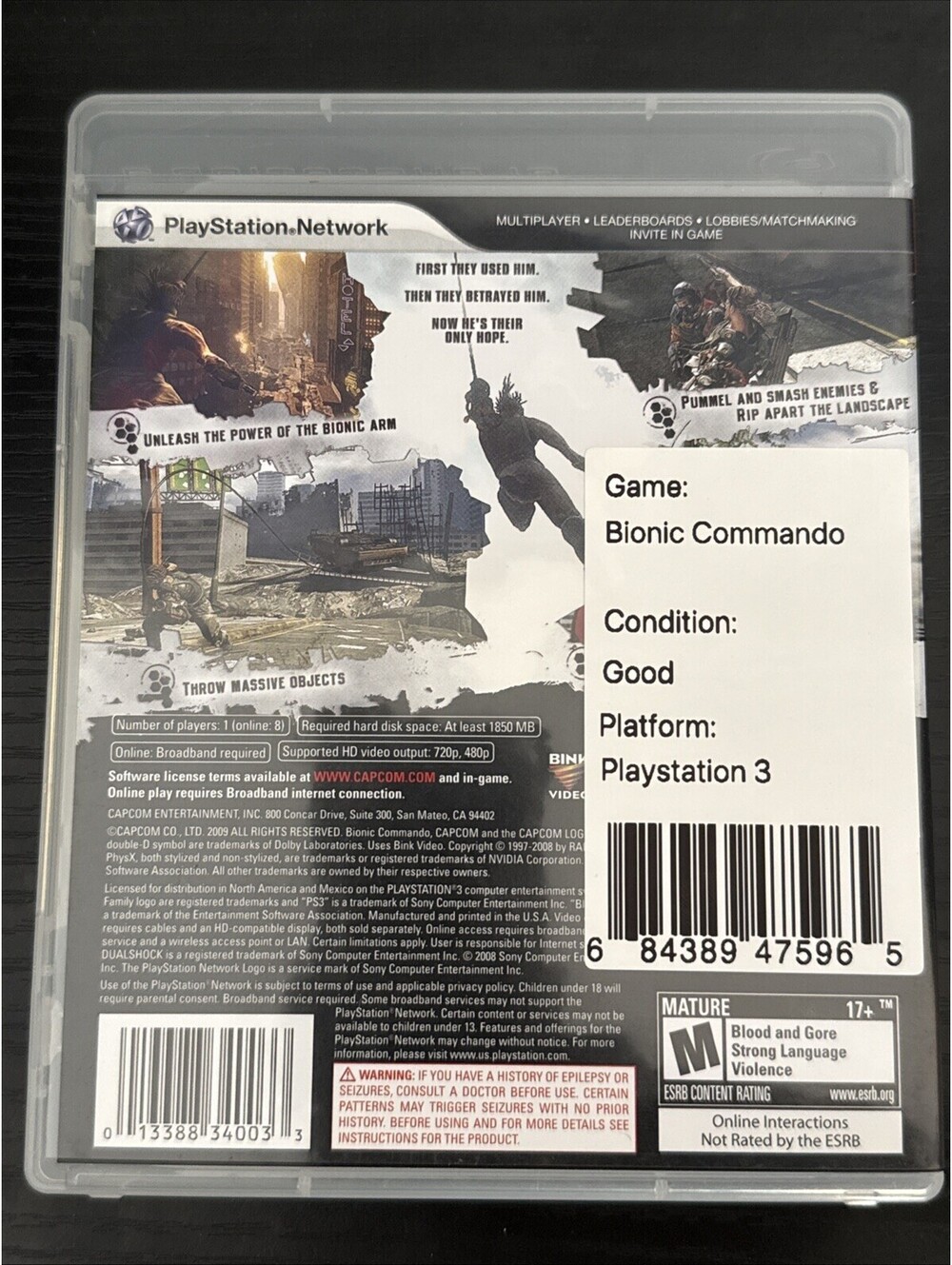 Bionic Commando - Sony PlayStation 3 - Picture 2 of 4